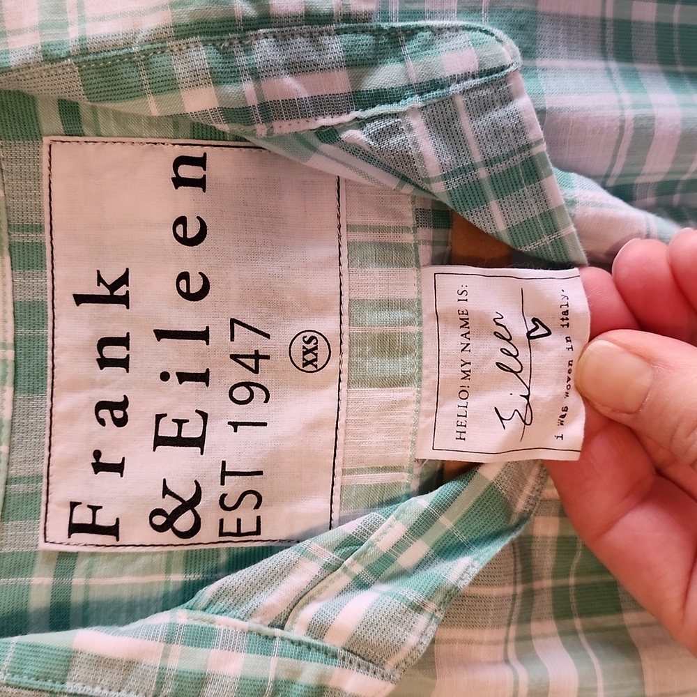 Frank &Eileen Eileen shirt EUC